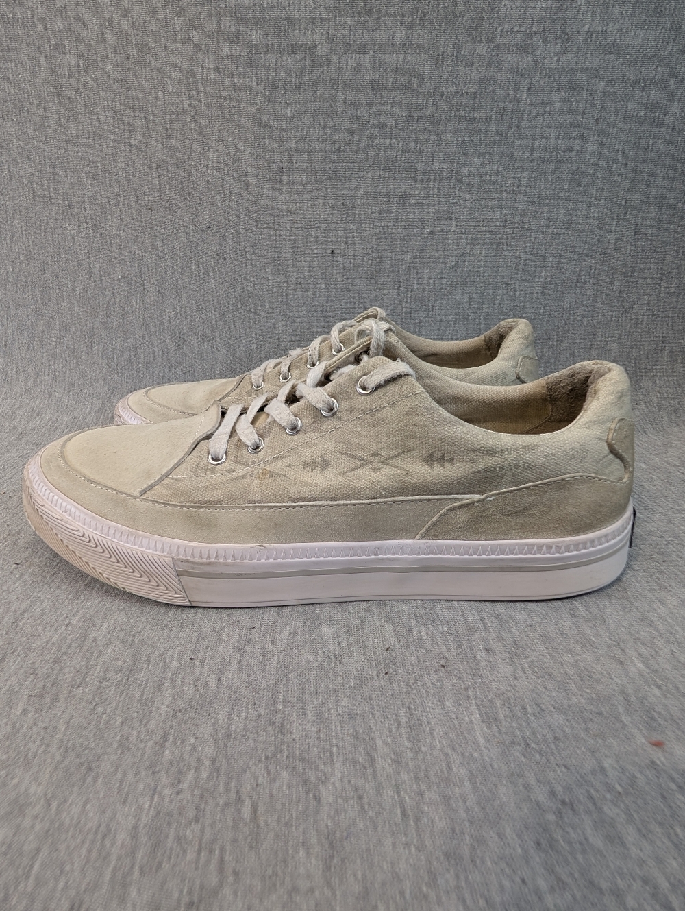 Pendleton Vulcanized Runners Women's 10 Cream White Aztec Sneakers